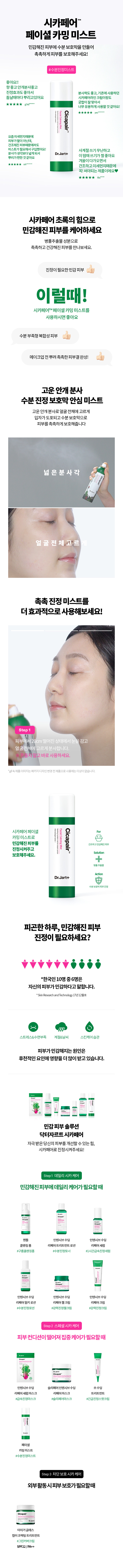 [强效舒缓/清爽保湿] Dr.Jart+ Cicapair 面部镇静喷雾 150ml source detail 1