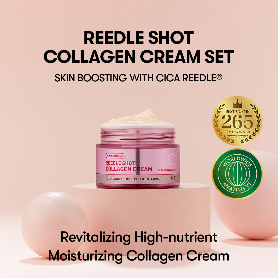 VT Reedle Shot Collagen Cream 50ml Special Set (Collagen 
