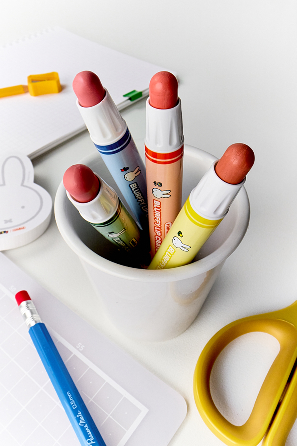 miffy EDITION] rom&nd Lip Bluffy Crayon (4 Colors) | OLIVE YOUNG