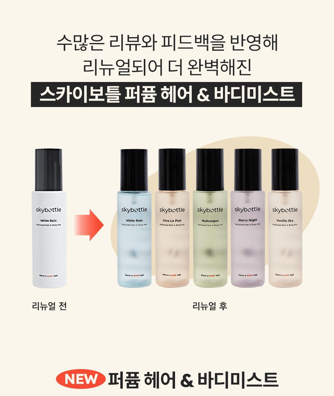 [Idol PICK] Sky Bottle Perfume Hair & Body 100ml 5 kinds