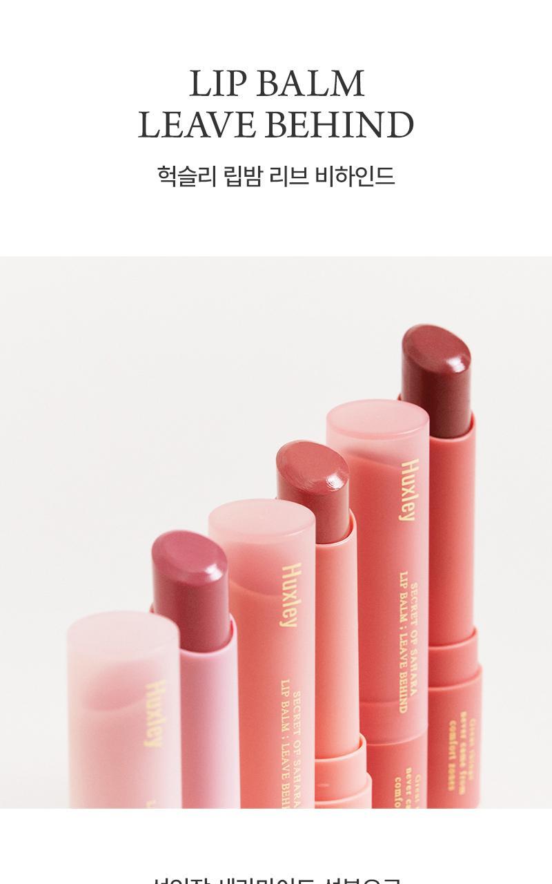 Huxley Lip Balm Live Behind 3g 6 Shades