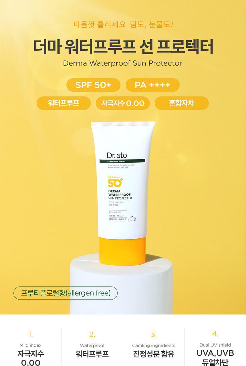 Dr.ato Derma Waterproof Sun Protector 80ml