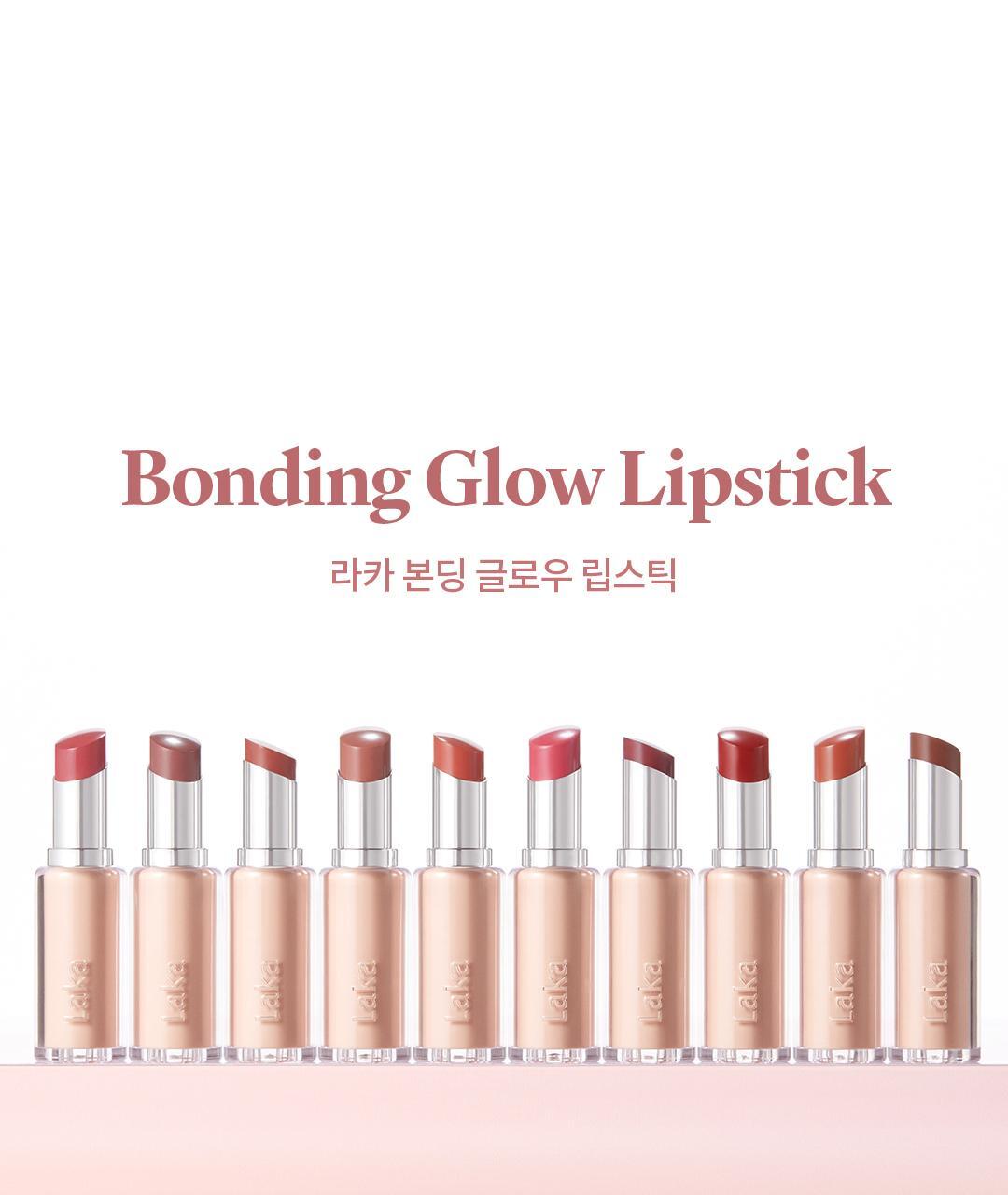 LAKA Bonding Glow Lipstick 3.7g 16 Colors