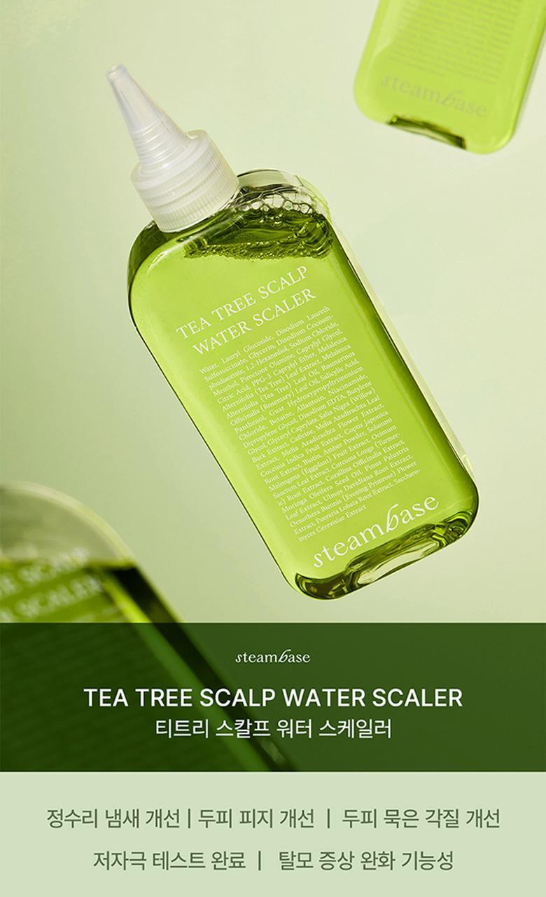 steam base tea tree scalp water scaler 250ml (anti-aging)
