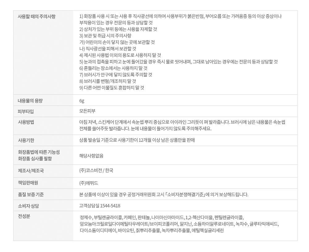 [Exclusive Planning] ERUN Power Lash Eyelash Nutrition 1+1 Planning