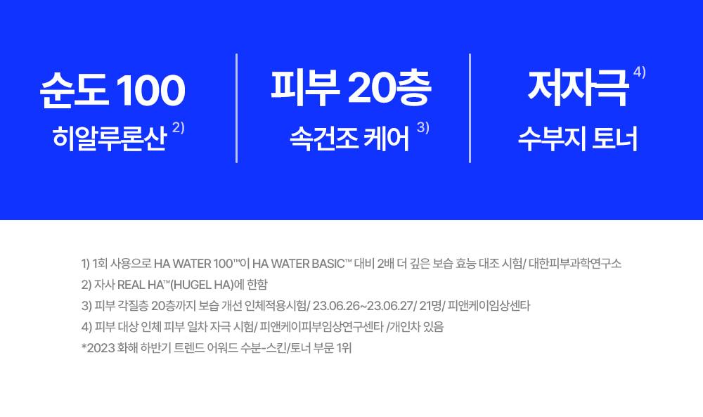 [Cheot补水爽肤水/大容量] Wellage 真实玻尿酸100爽肤水 300ml 企划装 (+60片化妆棉) source detail 1