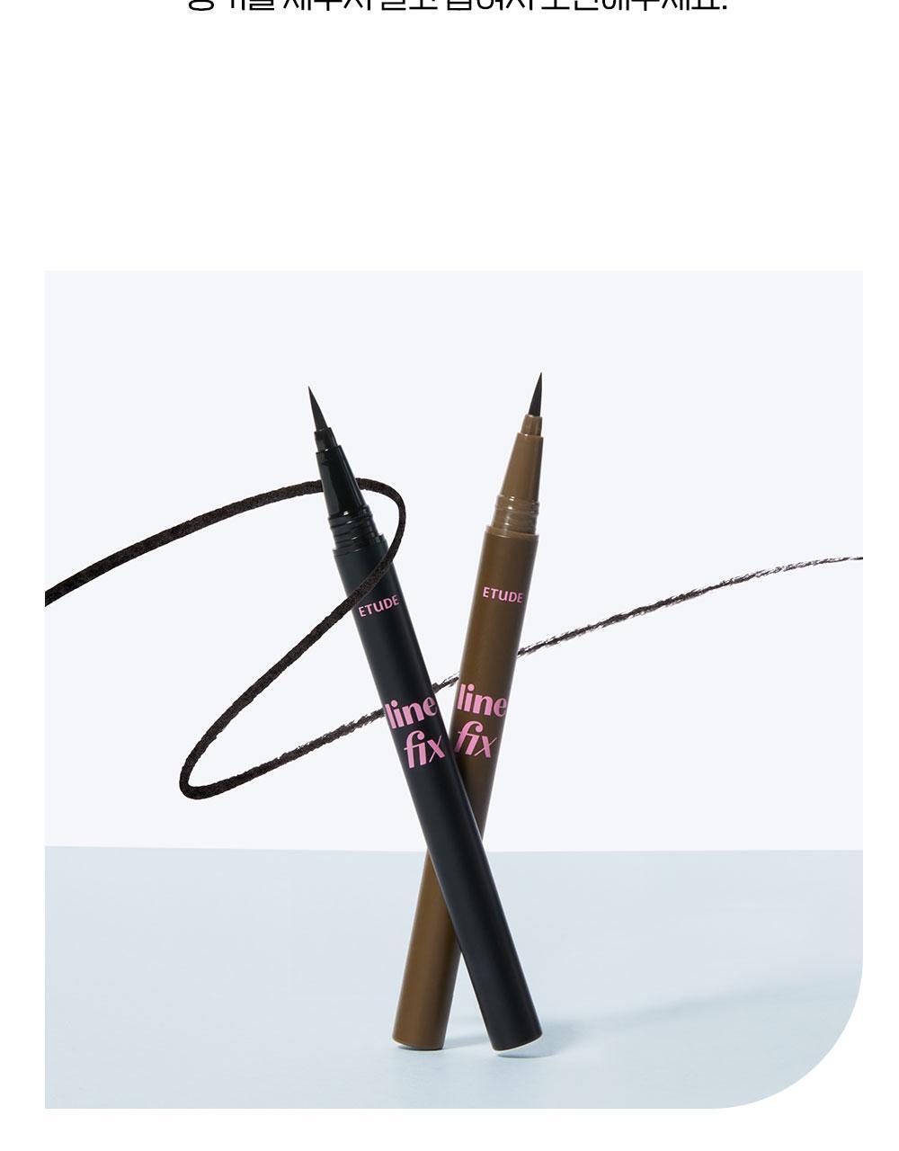ETUDE Line Fix Brush Liner Black Brown