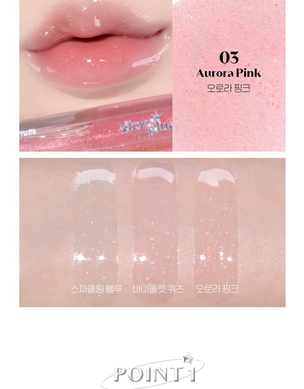 ETUDE Glaze Plump Gloss 3 Colors