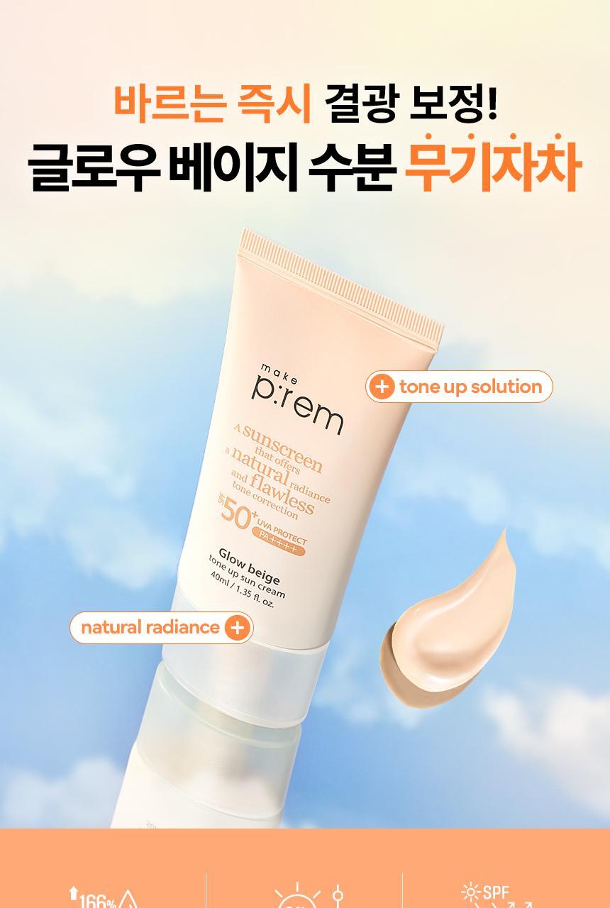 [PDRNSensored 10ml Addition/Flame ToneUp Armoured Car] Mokprem Globe Ton-up Sun Cream 40ml+40ml+20ml