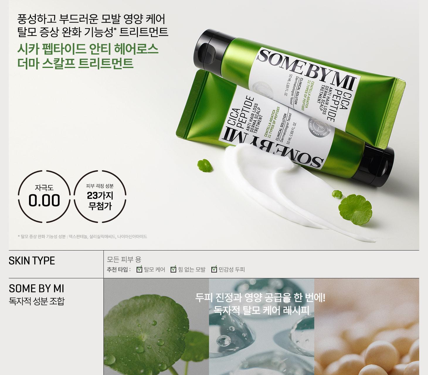 SOME BY MI Cica Peptide Anti Hair Loss Derma Scalp Treatment 50ml