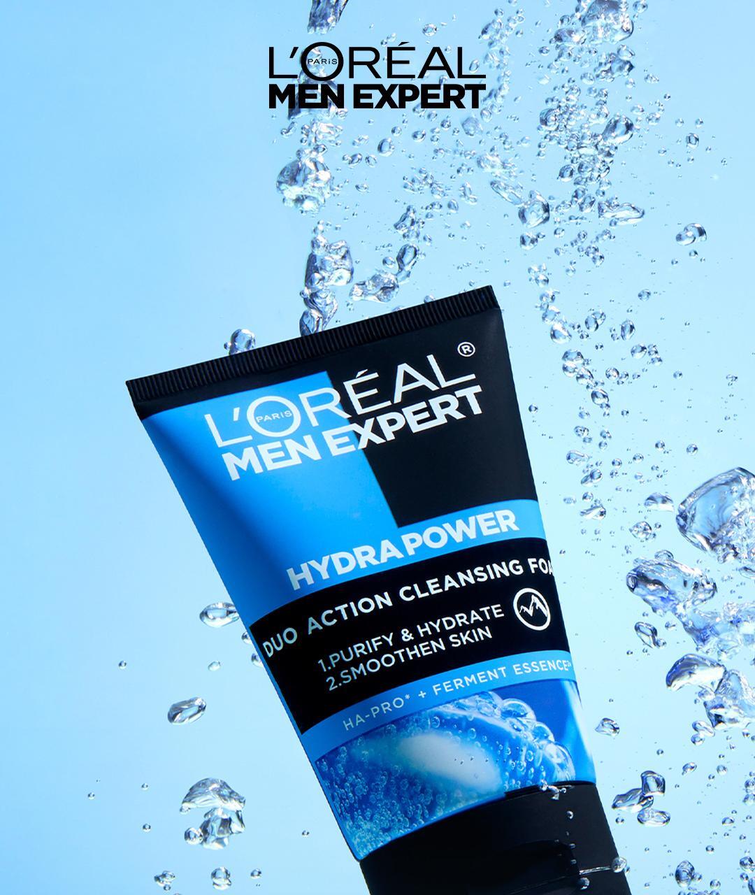 L'Oréal Men Hydra Power Aqua Cleansing Foam 100ml