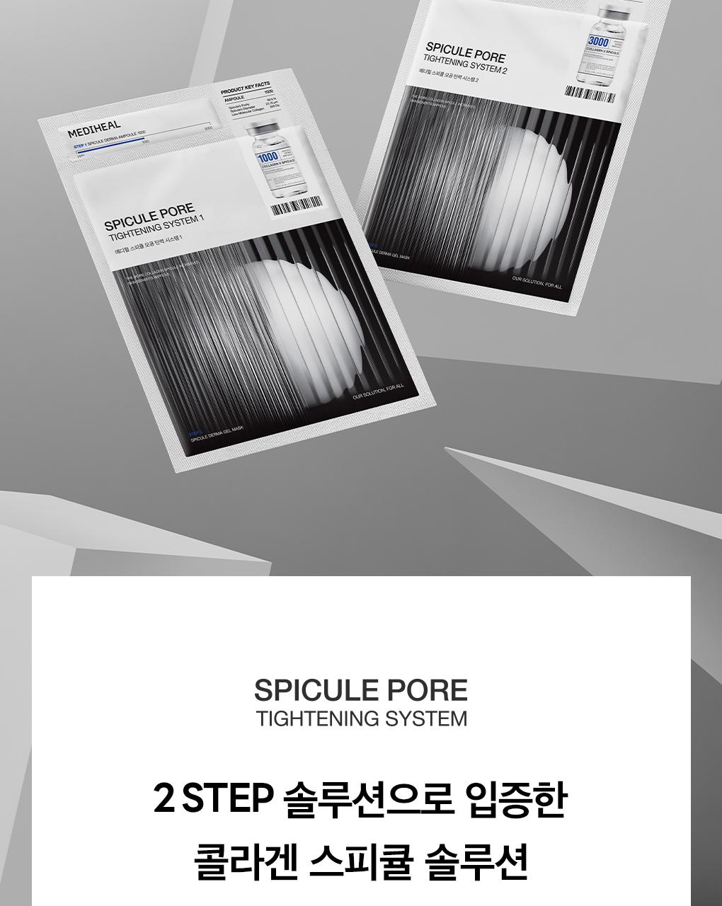 [角质微针/4片] Mediheal Spicule 毛孔紧致弹力系统面膜 (Spicule 1000/3000) source detail 23