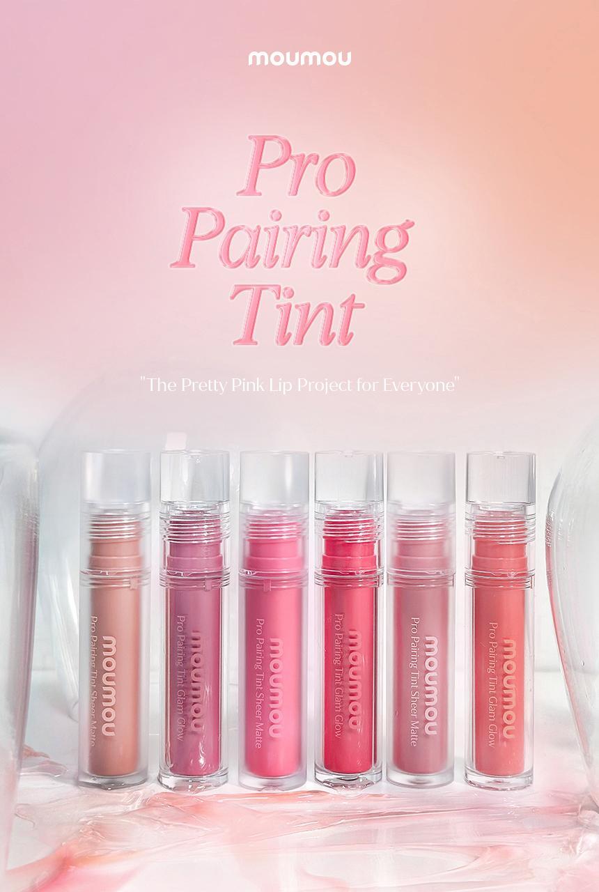 moumou Pro Pairing Tint 4g 6 Colors (3 Matte Shades/3 Glossy Shades)
