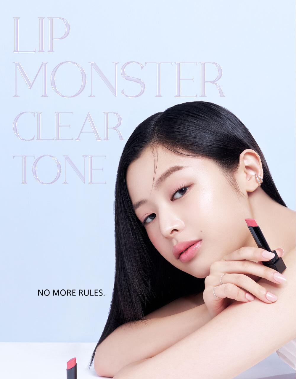 KATE Lip Monster Clear Tone Lip Balm 3g 3-pack
