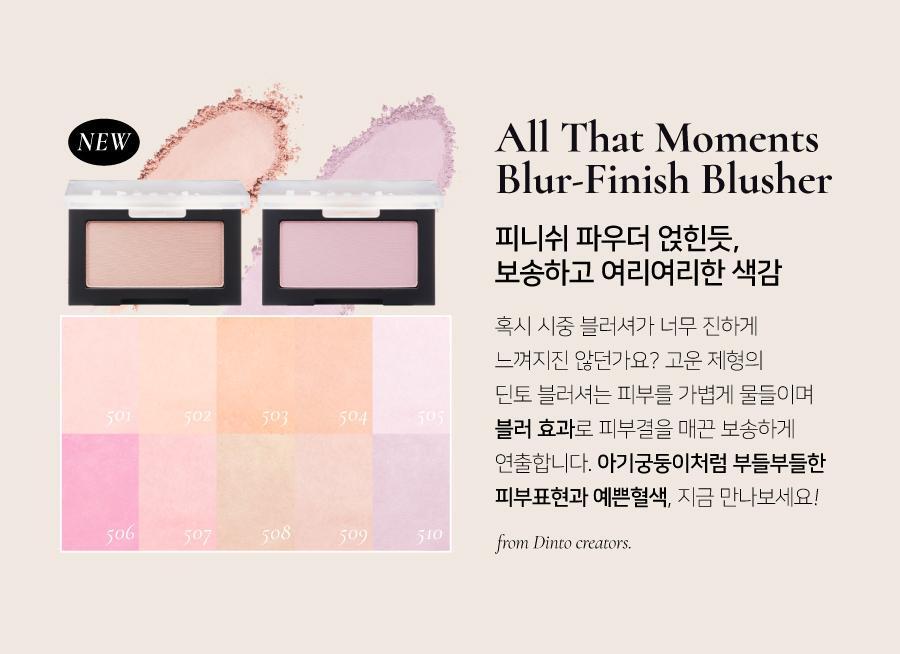 Dinto Blur Finish All That Moments Blush 10 Colors