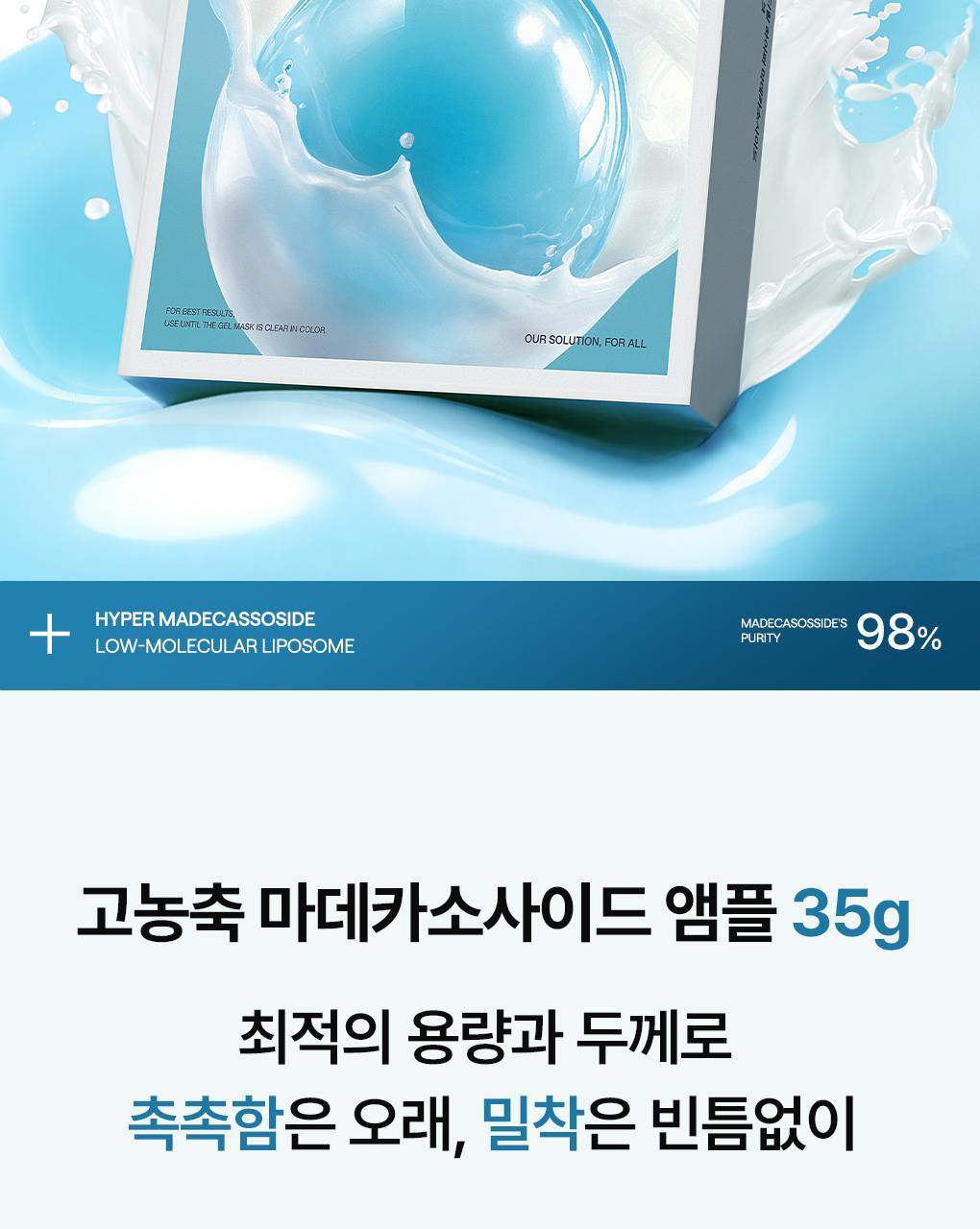 [凝胶面膜/10片] Mediheal Haipeo 面膜 4Jong (胶原蛋白/PDRN/玻尿酸/积雪草苷) source detail 34