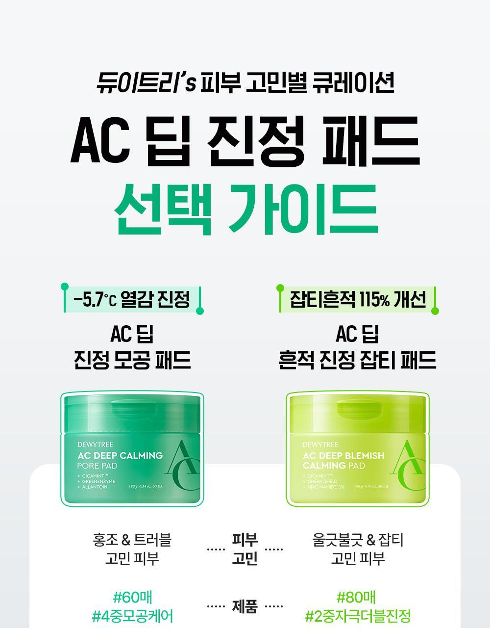 [TRAFFIC/BATHING] DUIT TREE AC DEEP SOOTHING PADS 2 STACKS1