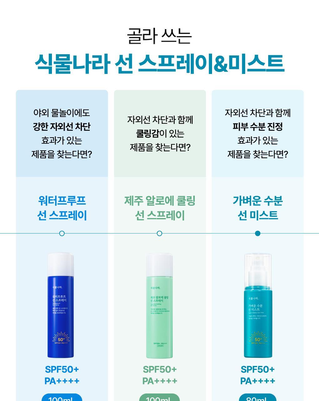 water purifier / aloe cooling line spray 100ml