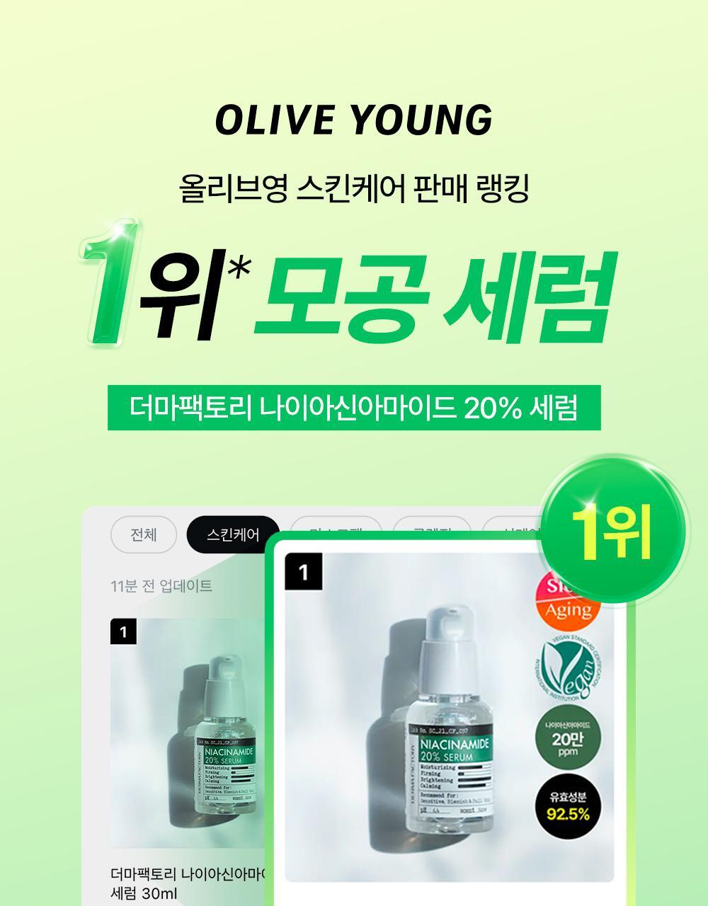 Derma Factory Niacinamide 20% Serum 30ml