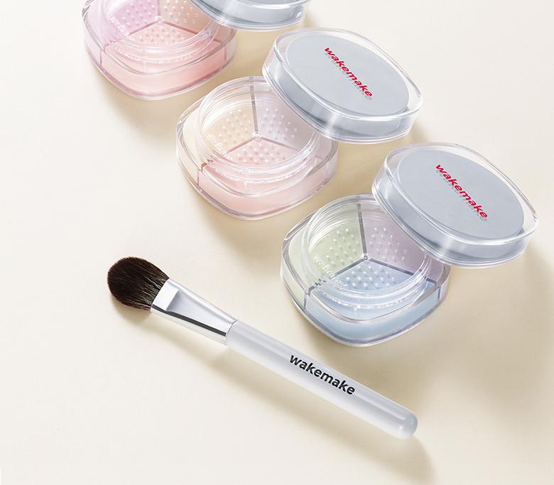 WAKEMAKE Stay Fixer Multi Color Powder Pact - Poudre compacte coréen