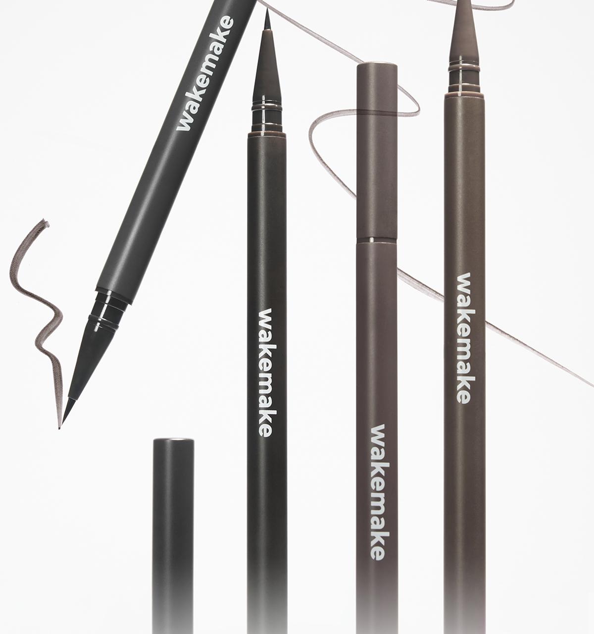 WAKEMAKE Real Ash Pencil Eyeliner - Crayon eyeliner coréen