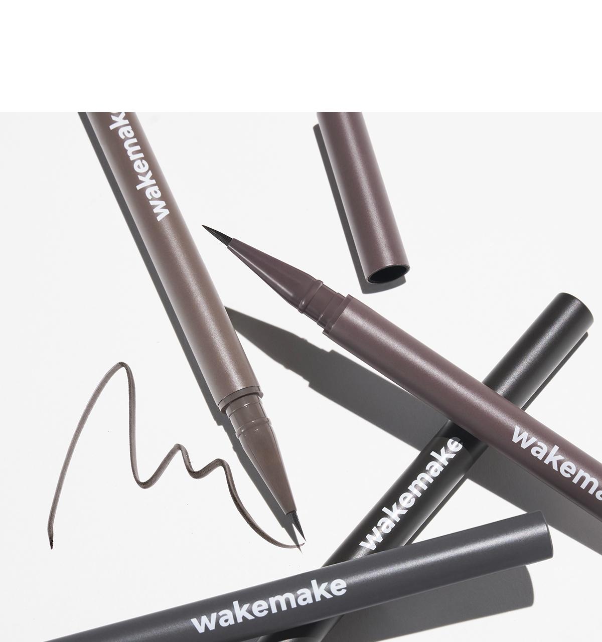 WAKEMAKE Real Ash Pencil Eyeliner - Crayon eyeliner coréen