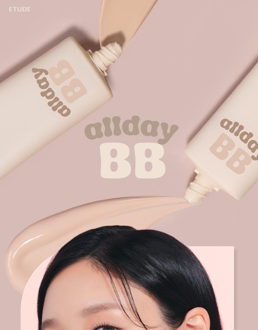 ETUDE All Day Clear BB Cream 35ml with Puff and Spatula