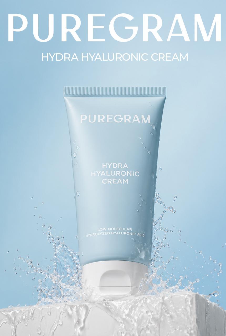 Puregram Low Molecular Hydra Hyaluronic Acid Cream 120ml