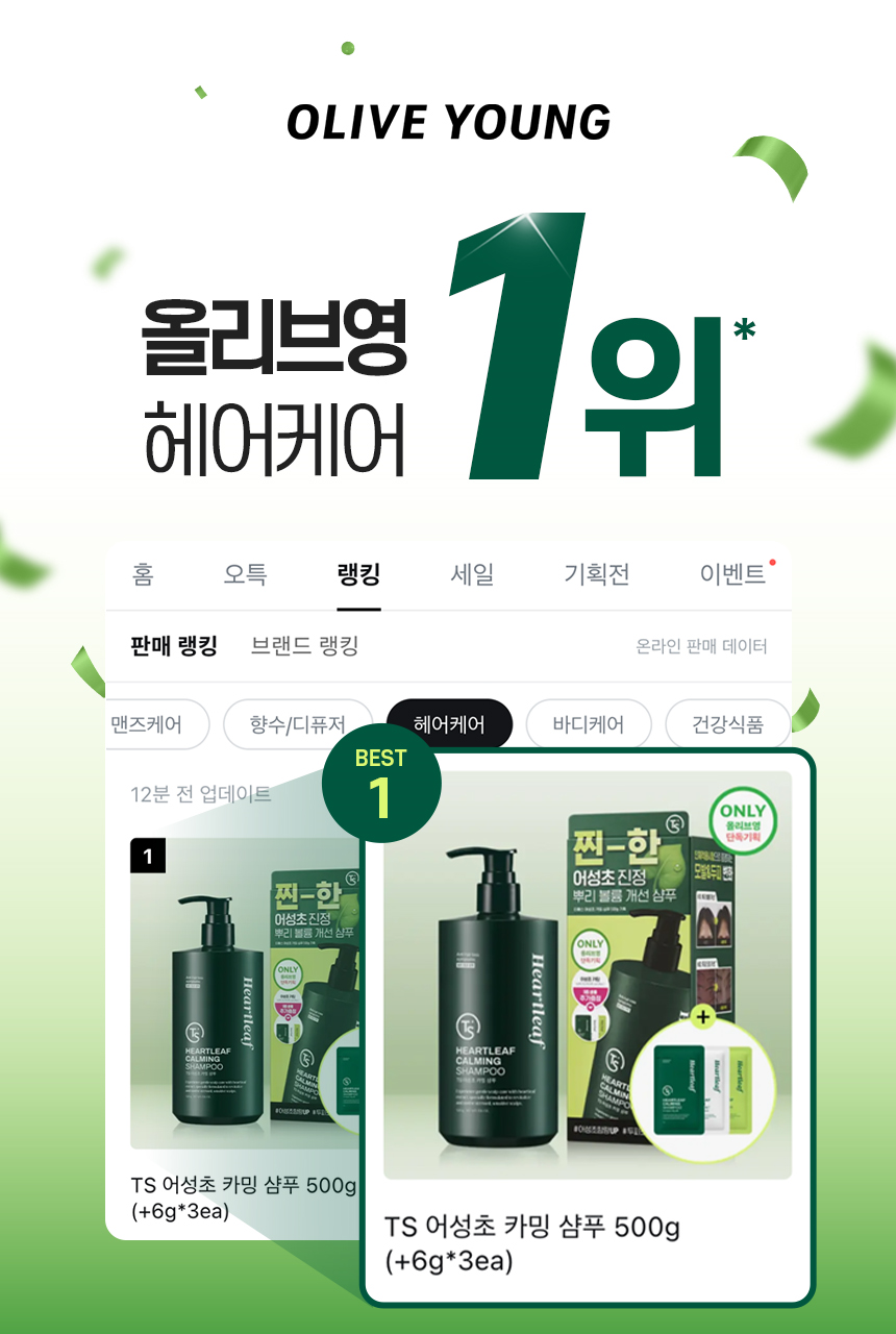 TS샴푸 Houttuynia Cordata Calming Shampoo 500g