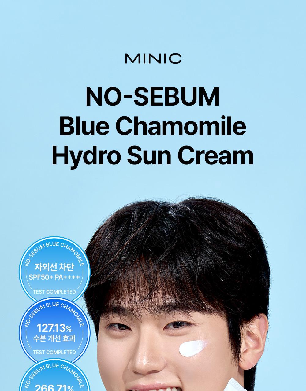 MINIC No Se Beom Blue Chamomile Hydrating Sunscreen 50ml