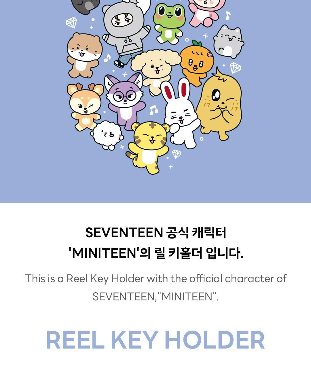 SEVENTEEN - MINITEEN REEL KEY HOLDER