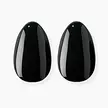 ohora ohora Real Gel Nail Tips (16 Styles) · Medium Oval, Classic Black