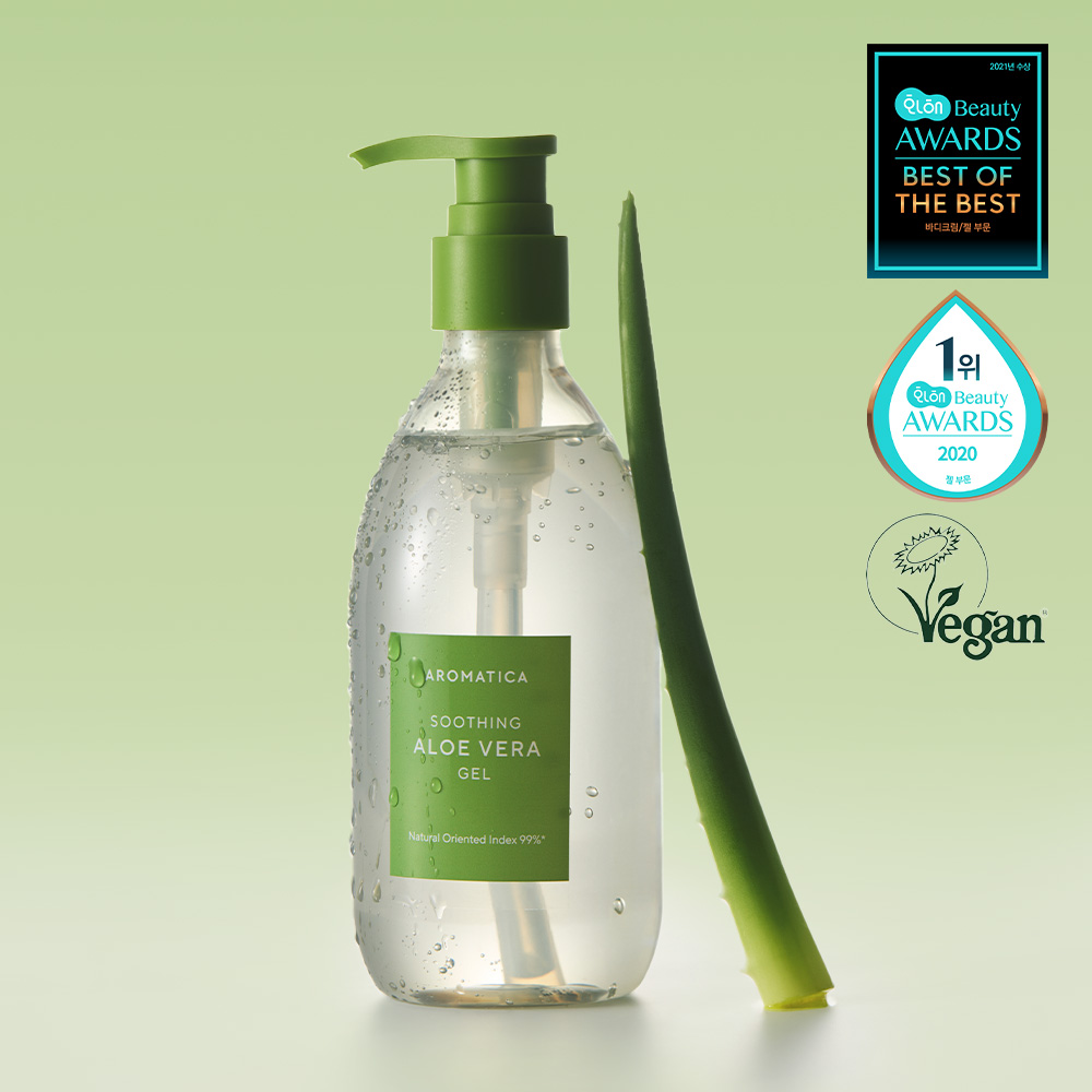 [쿨링진정] 아로마티카 수딩 알로에 베라 젤 300ml/ 대용량 500ml 택 1