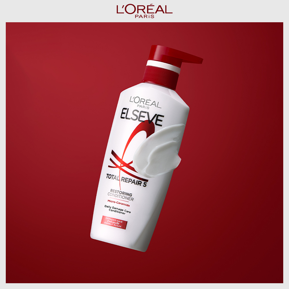 [손상모 컨디셔너] 로레알파리 토탈리페어5 리페어링 데미지 컨디셔너 375ml