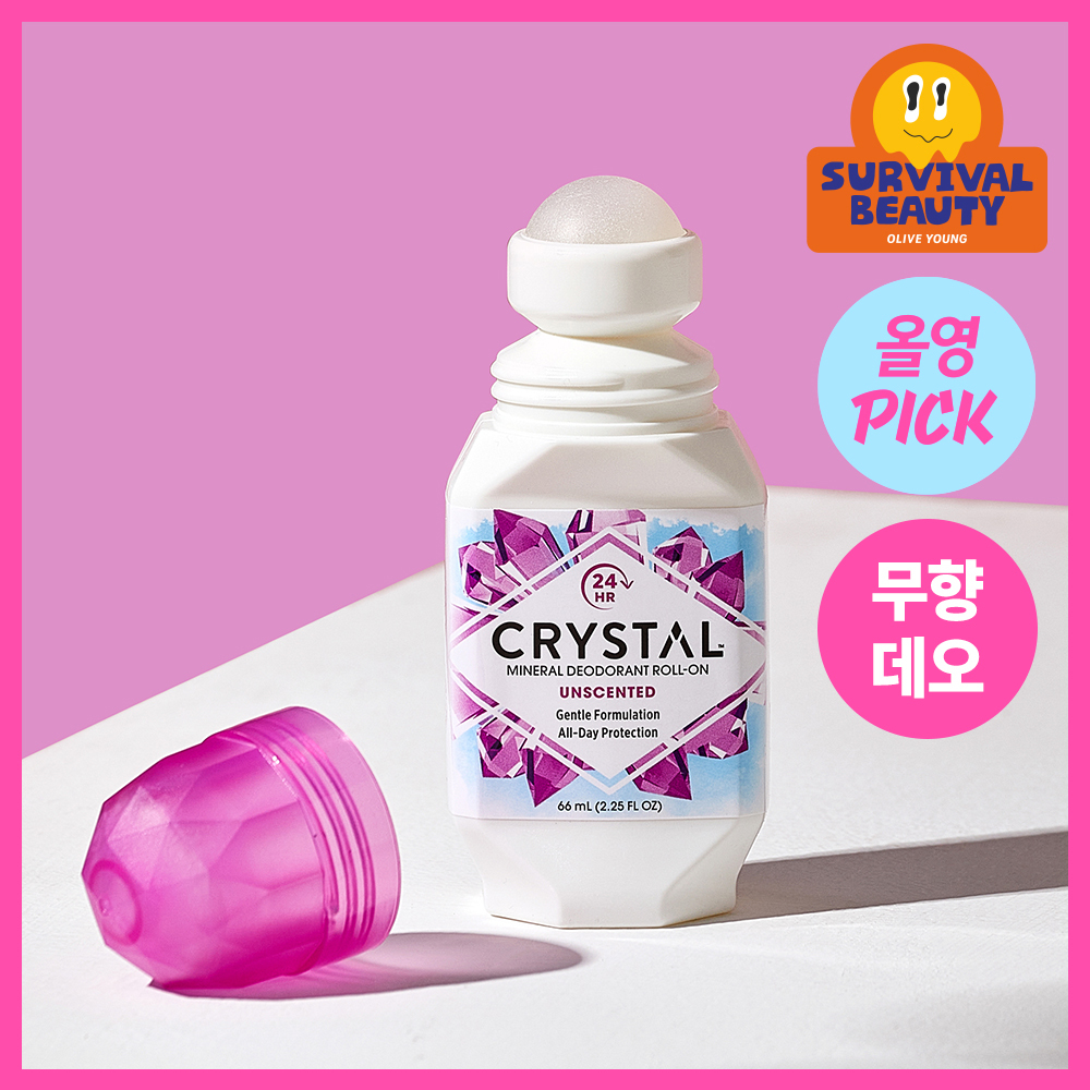 [8월 올영픽]크리스탈 데오드란트 롤온 66ml