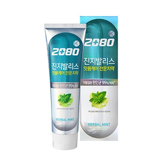 [불소포함] 2080 진지발리스치약 허벌민트 120g