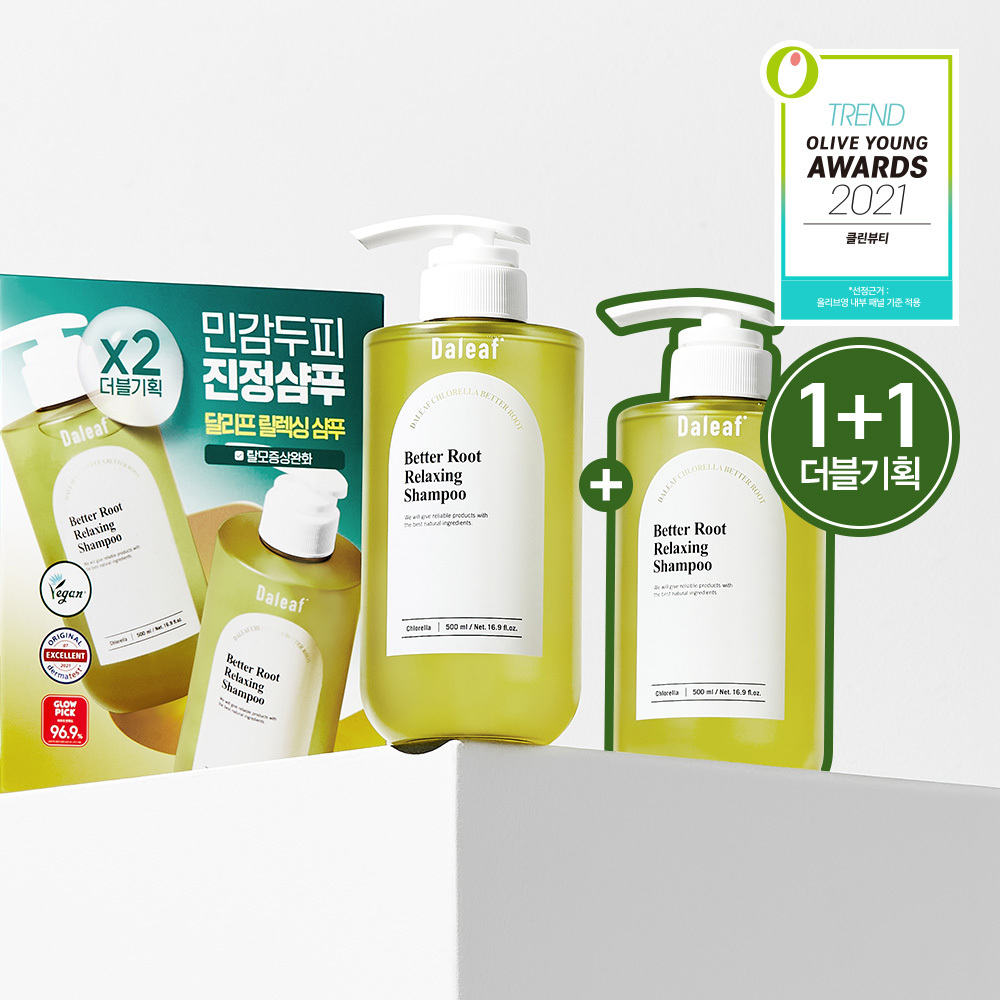 달리프 릴렉싱 샴푸 더블기획 (500ml+500ml)