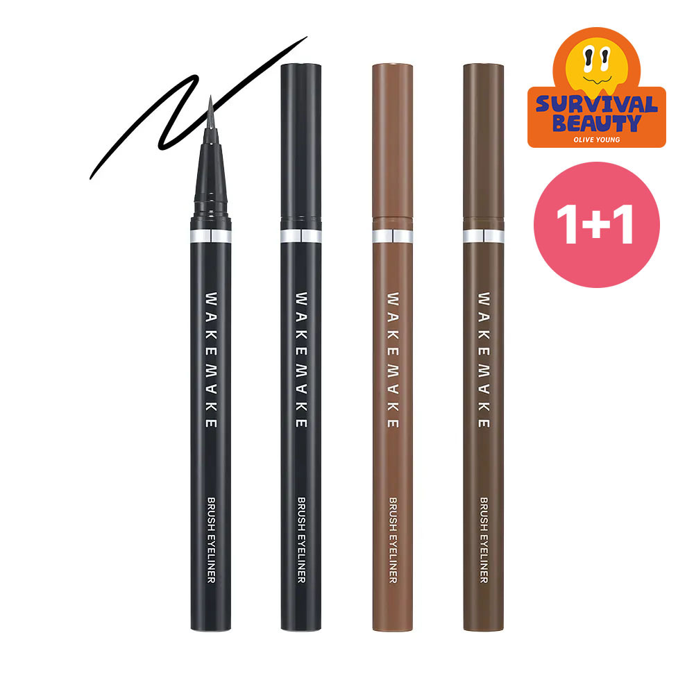 웨이크메이크 철벽 브러쉬 아이라이너 3COLOR(1+1 기획)