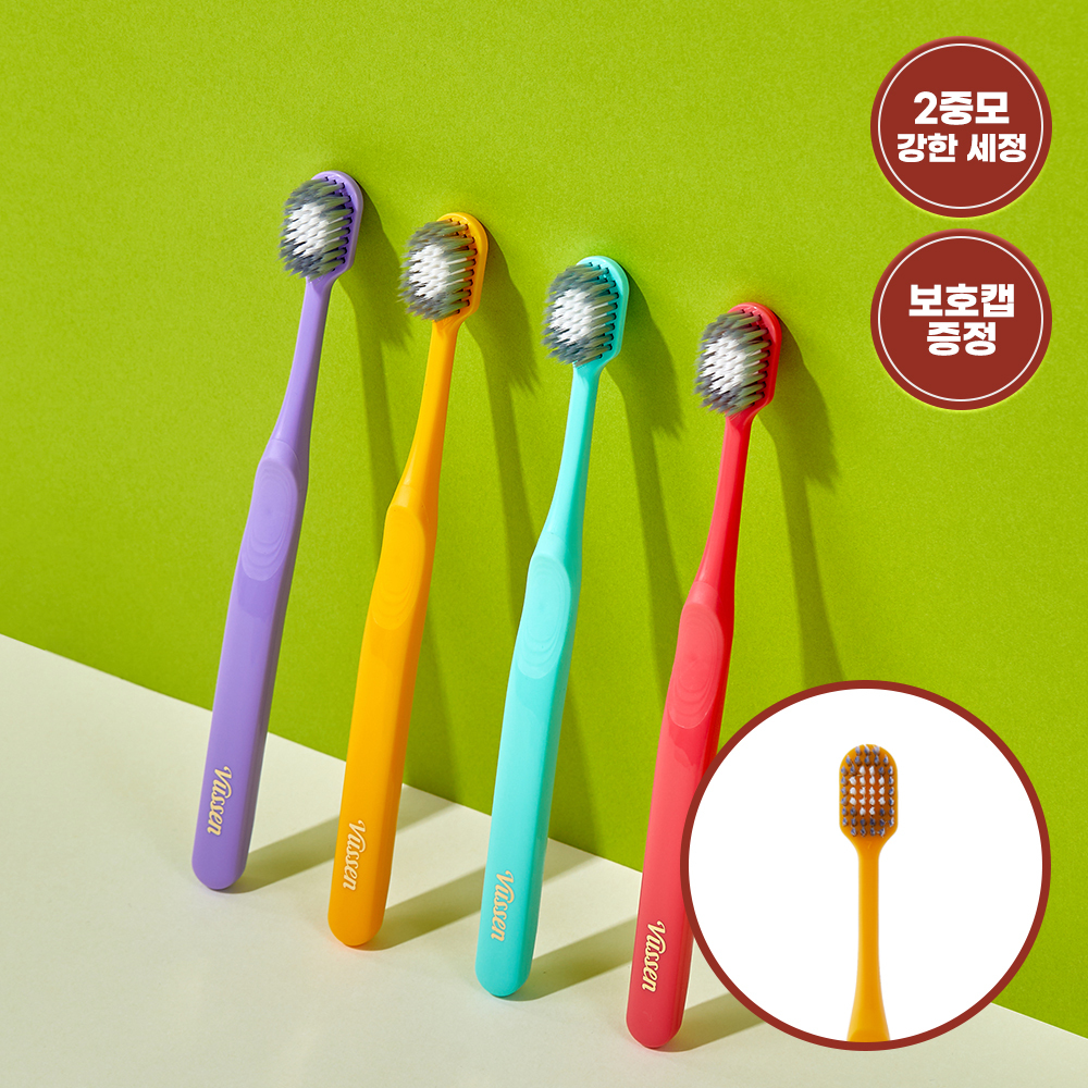 [넓고 강한 세정] 뷰센 더블와이드 칫솔 (4종 택1)