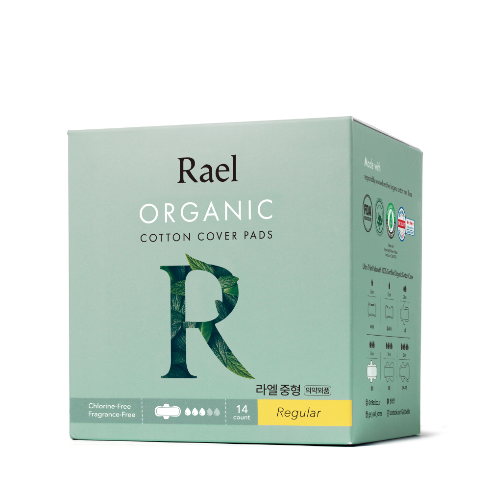 Olive Young Rael 有机 纯棉遮瑕 卫生巾 7种 任选 1