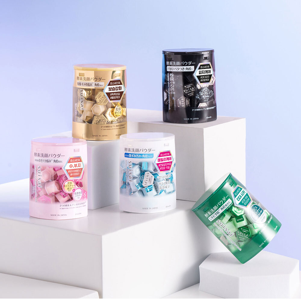 Suisai Beauty Clear Powder Wash 6 types (original, black, gold, green, pink, sebum carbonated)