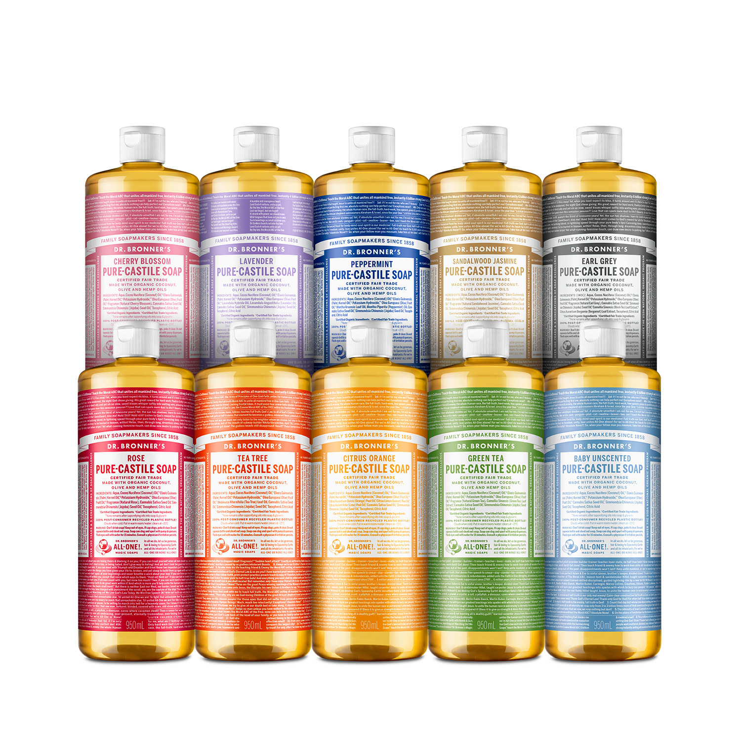 Olive Young 大容量 沐浴露 's 纯净 皂香 950ml 12种 任选 1 套装/单品