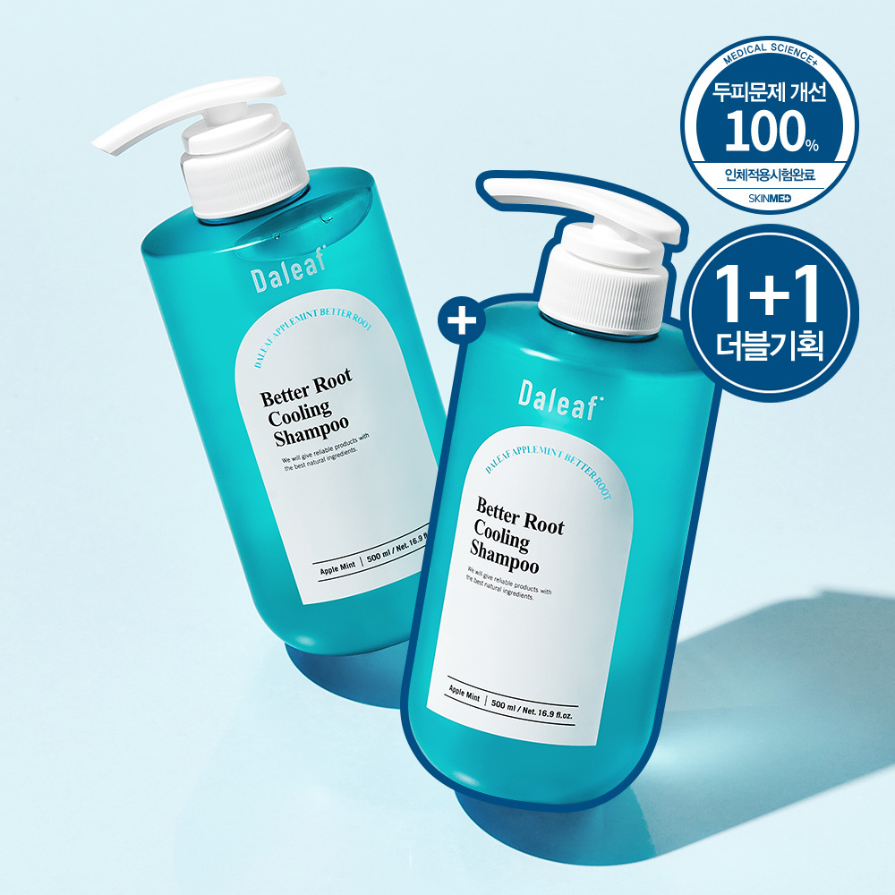 Dalif Apple Mint Cooling Shampoo Double Plan (500ml+500ml)