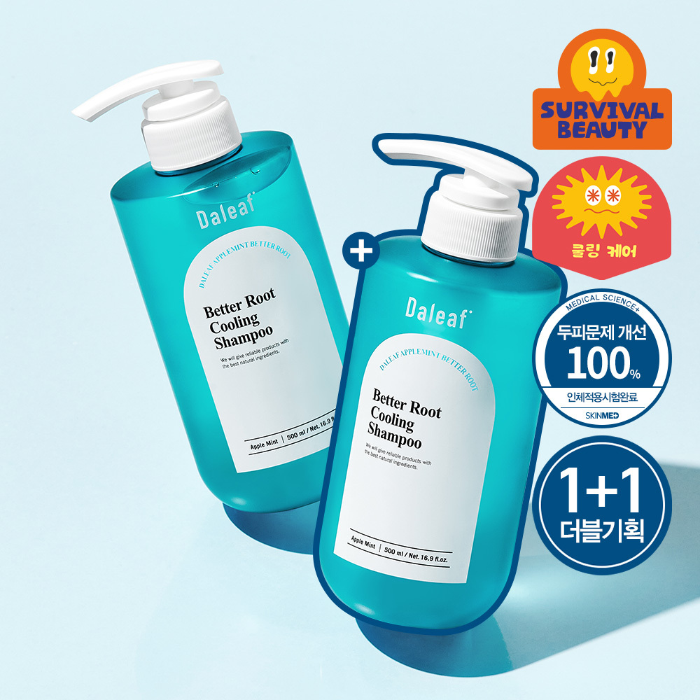 달리프 애플민트 쿨링 샴푸 더블기획 (500ml+500ml)