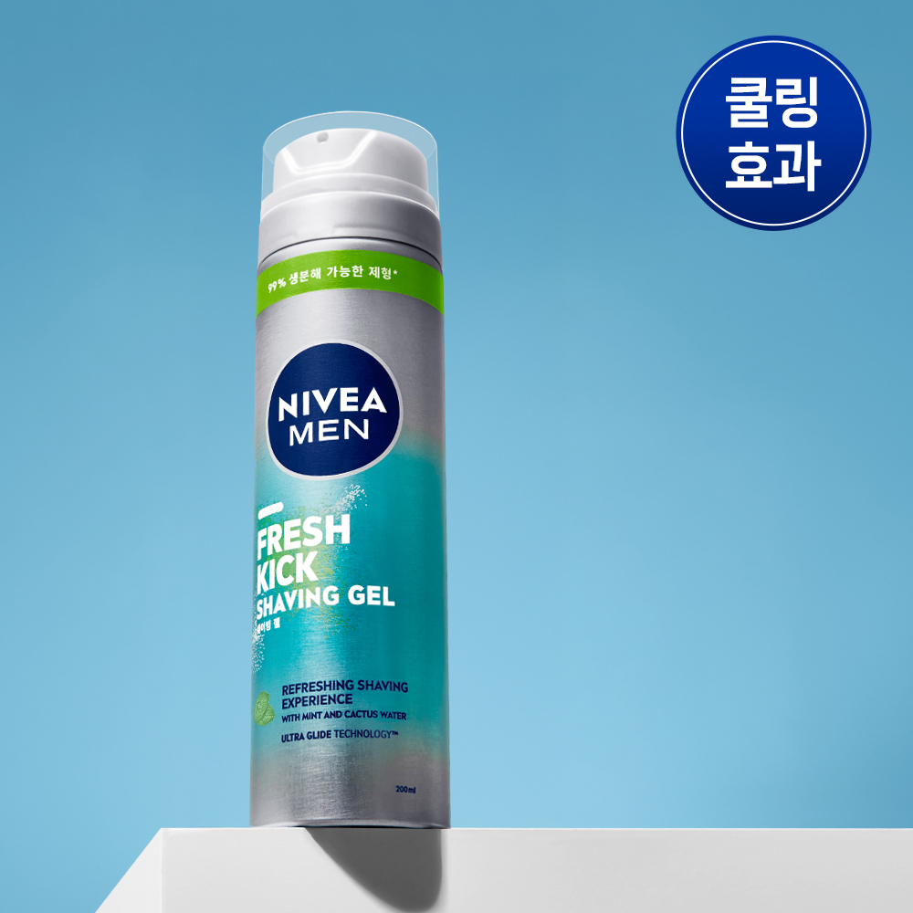 니베아 맨 프레시 킥 쉐이빙 젤 200ml
