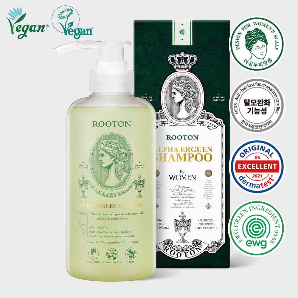 Luton Alpha Ergen Shampoo for Women's Scalp 500ml (Alleviates hair loss symptoms)