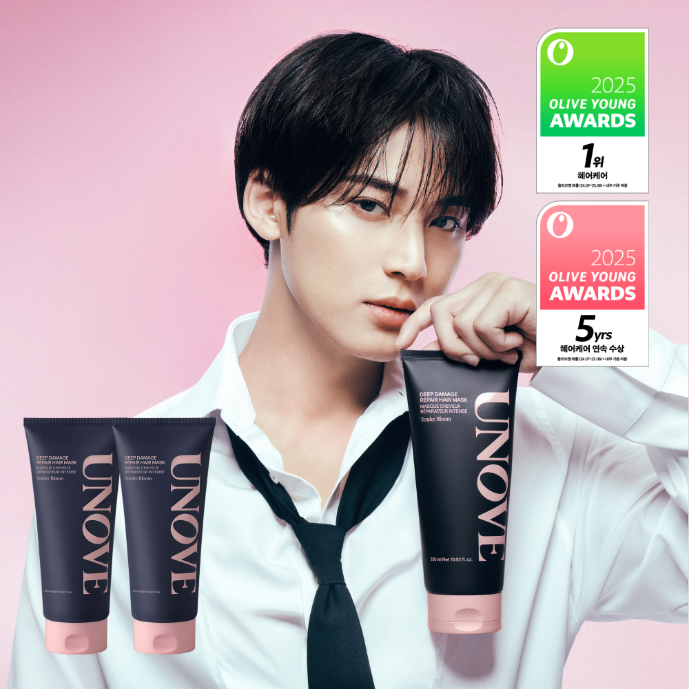 [4년 연속 1위] 어노브 딥 데미지 리페어 헤어 마스크 (트리트먼트/헤어팩) 320ml 더블/듀오 기획