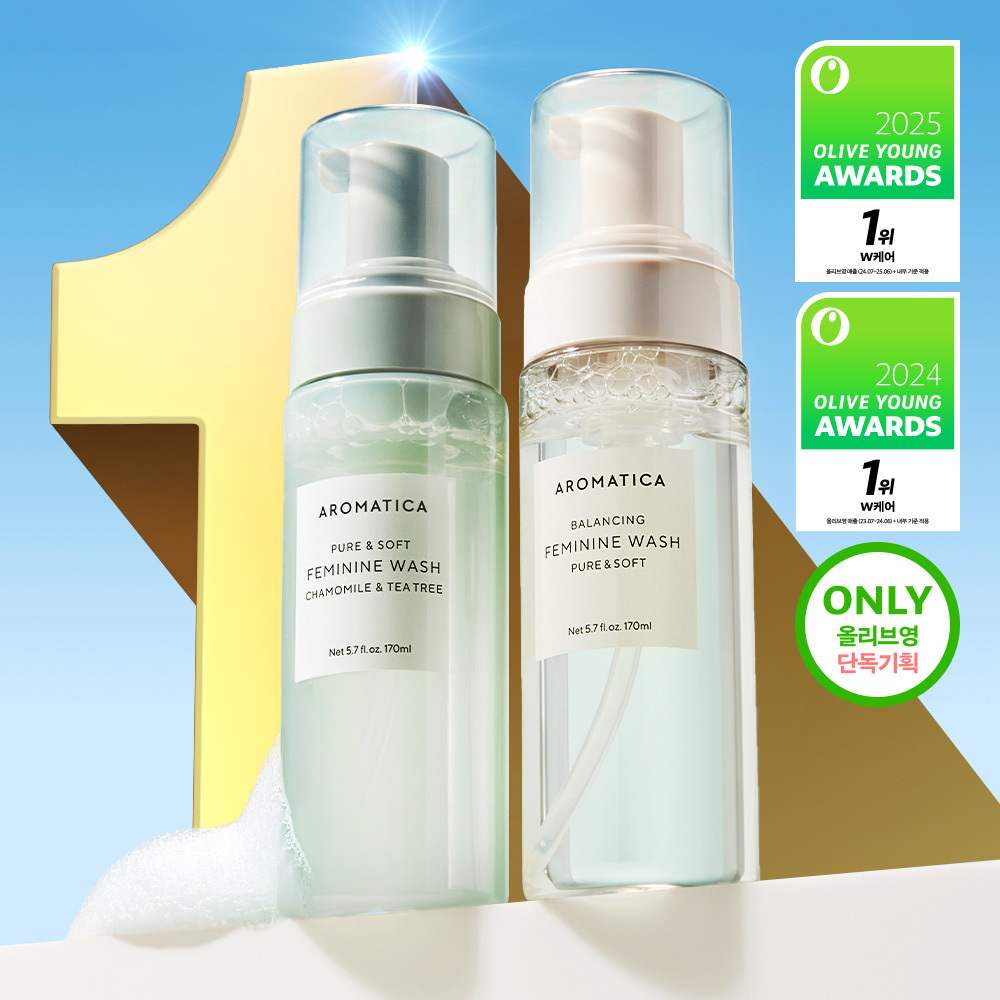 아로마티카 퓨어 앤 소프트 여성청결제 170ml 3종 택 1 (듀오/리필기획)