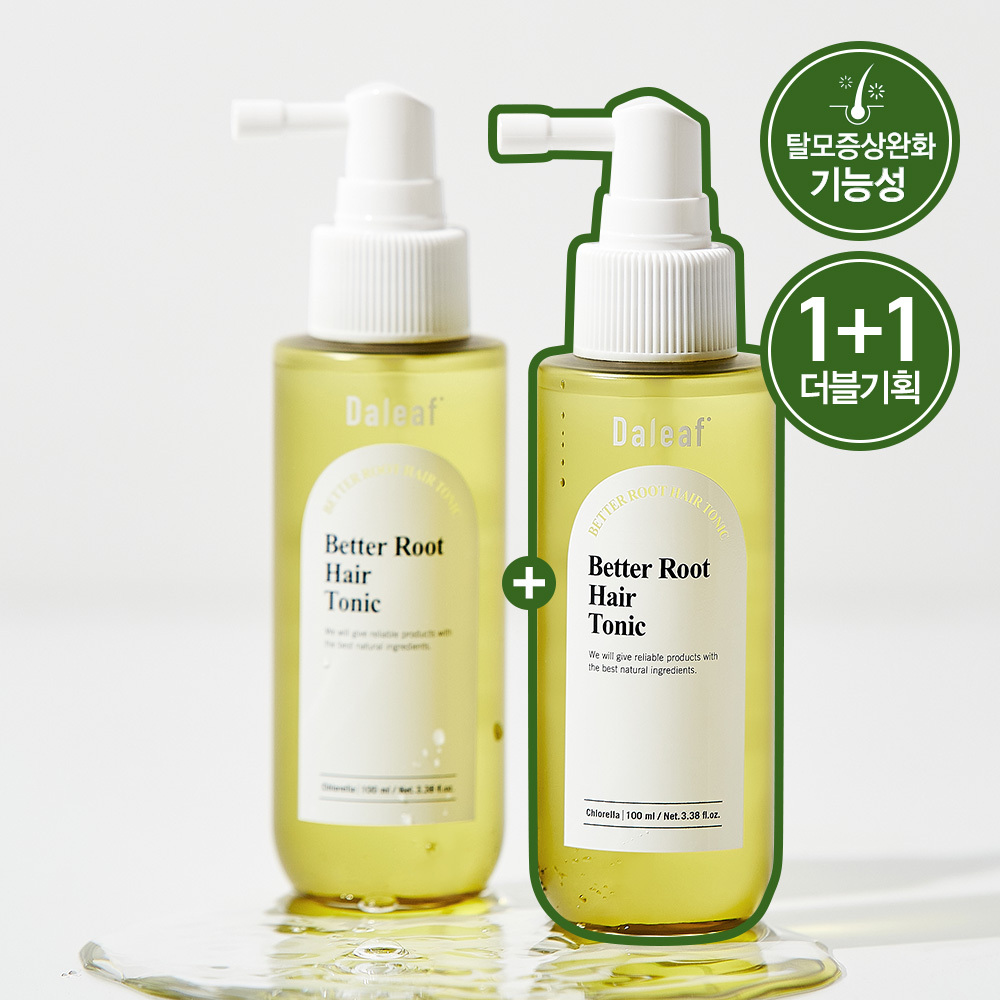 Dalif Chlorella hair loss symptom relief hair tonic double plan (100ml+100ml)