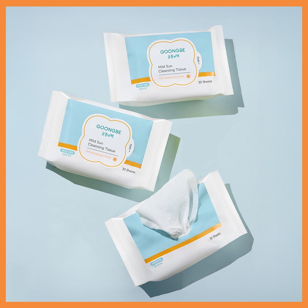 GOONGBE Mild Sun Cleansing Tissue 30P